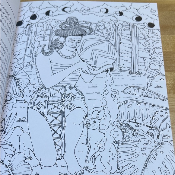 #9030+ Intricate Goddess Coloring Book - Picture 7 of 12